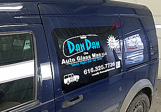 Dan Dan, the Auto Glass Man - Grand Rapids MI - Windshield Finished